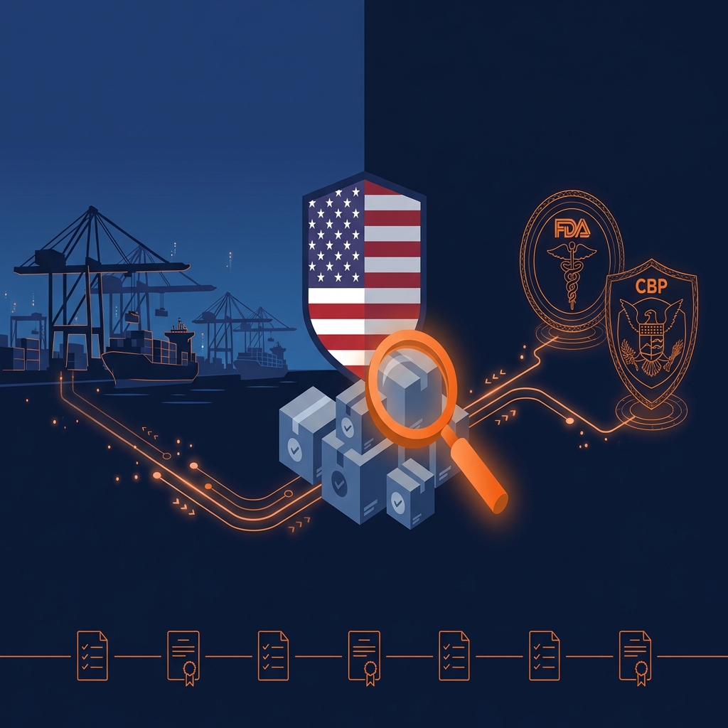 Xuất khẩu sang Mỹ 2026: Quy định FDA, CBP cập nhật mới nhất