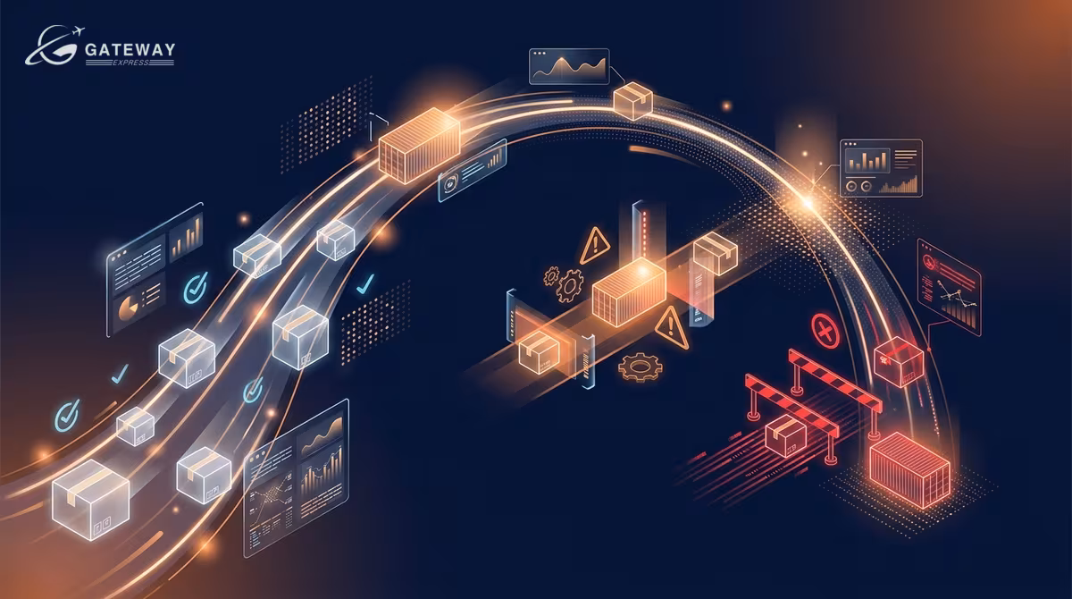 Vietnamese souvenirs ready for shipping to the United States