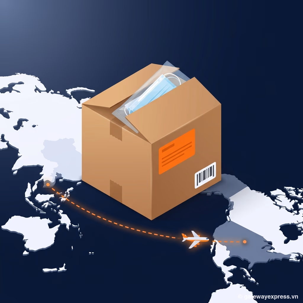 Gửi khẩu trang đi Mỹ: Thủ tục FDA & Hải quan