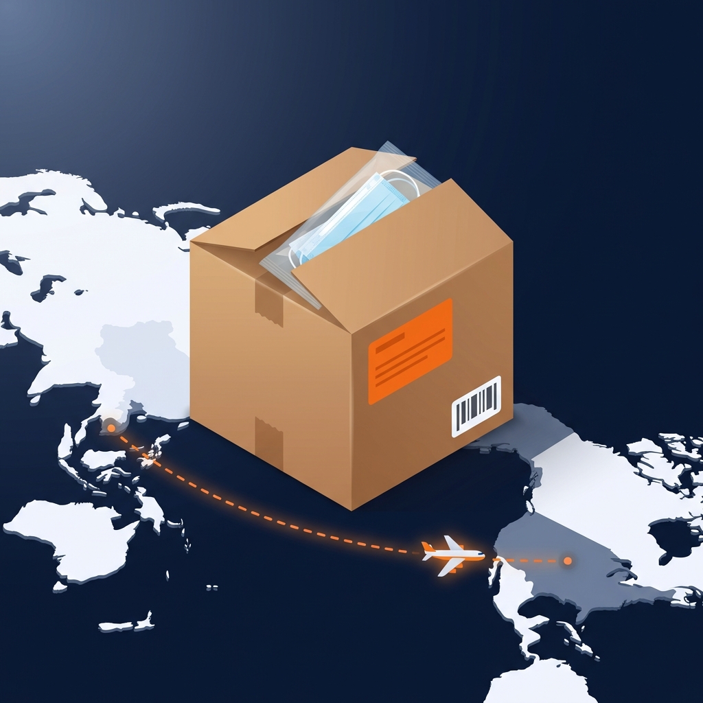 Gửi khẩu trang đi Mỹ 2026: Thủ tục FDA & Hải quan [hướng dẫn A-Z]