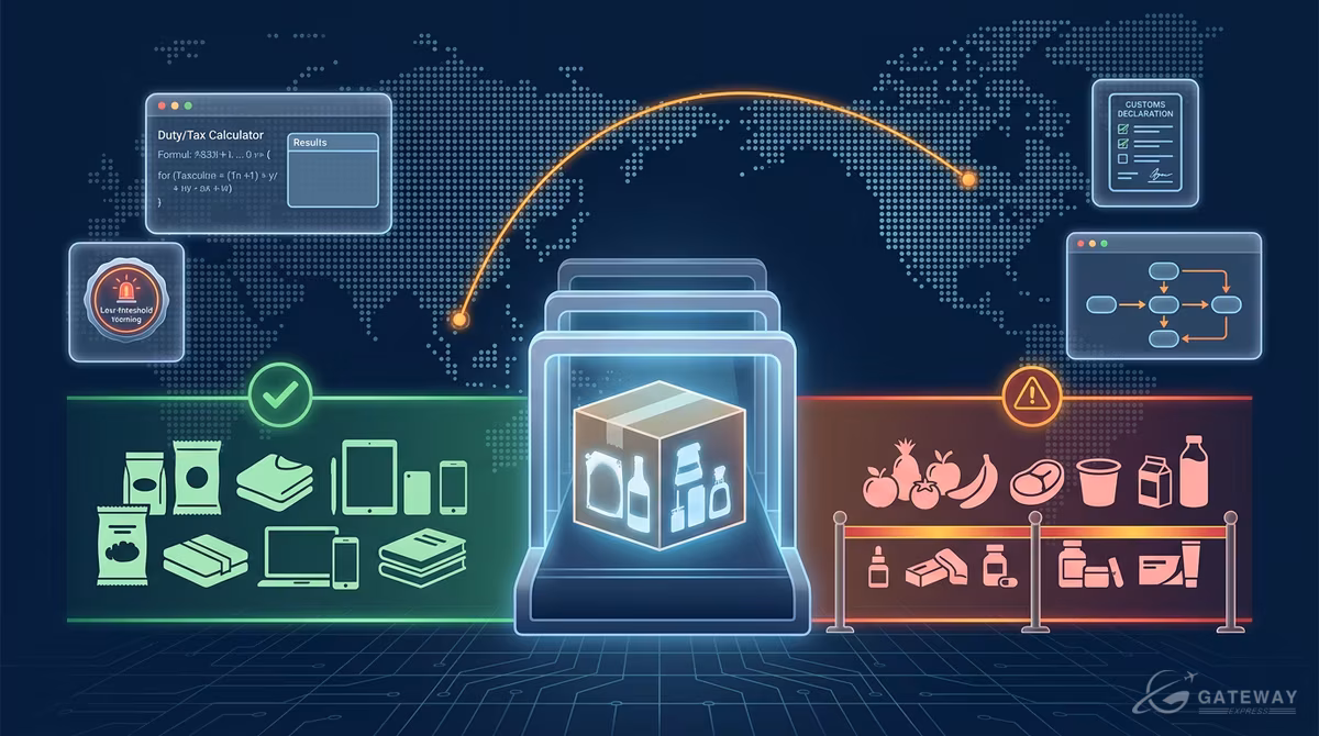 Hàng cấm gửi đi Canada 2026: danh sách theo CFIA và hải quan Canada