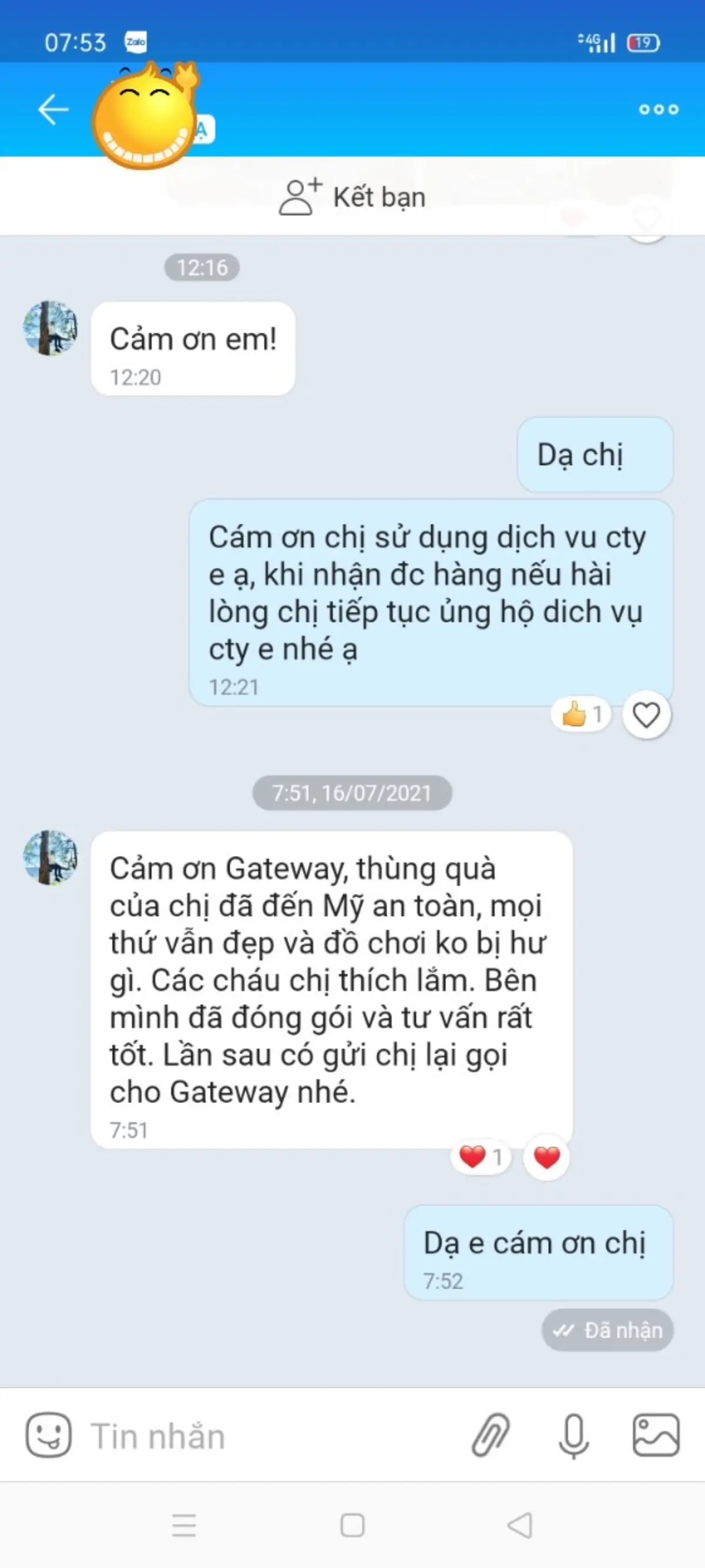 Phản hồi khách hàng 3
