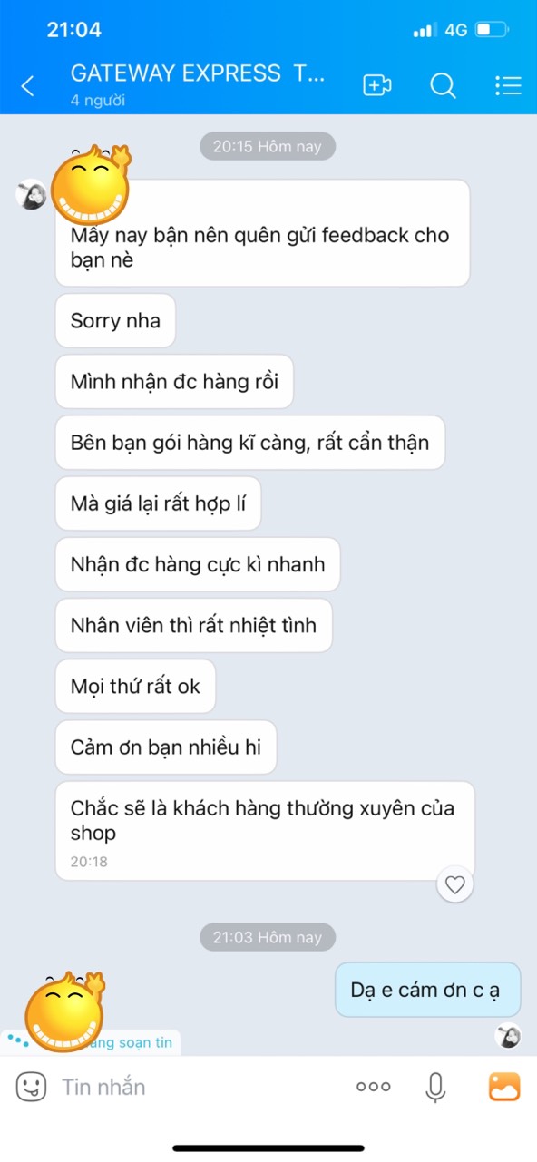 Phản hồi khách hàng 5