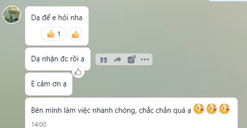 Phản hồi khách hàng 8
