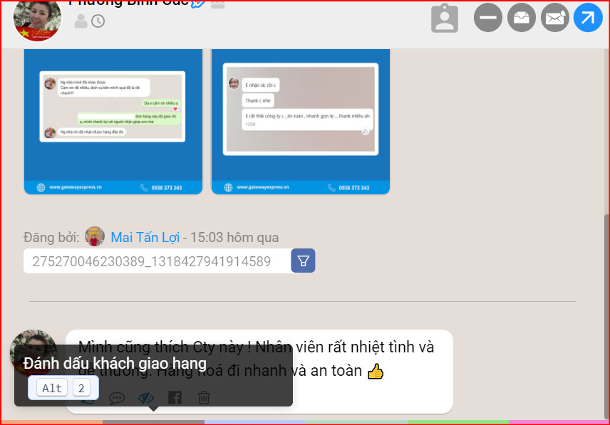 Phản hồi khách hàng 13