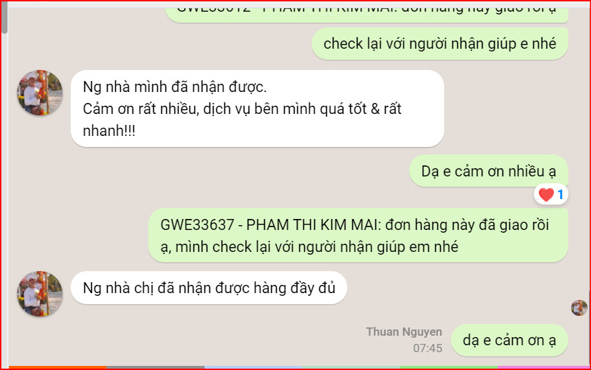 Phản hồi khách hàng 15