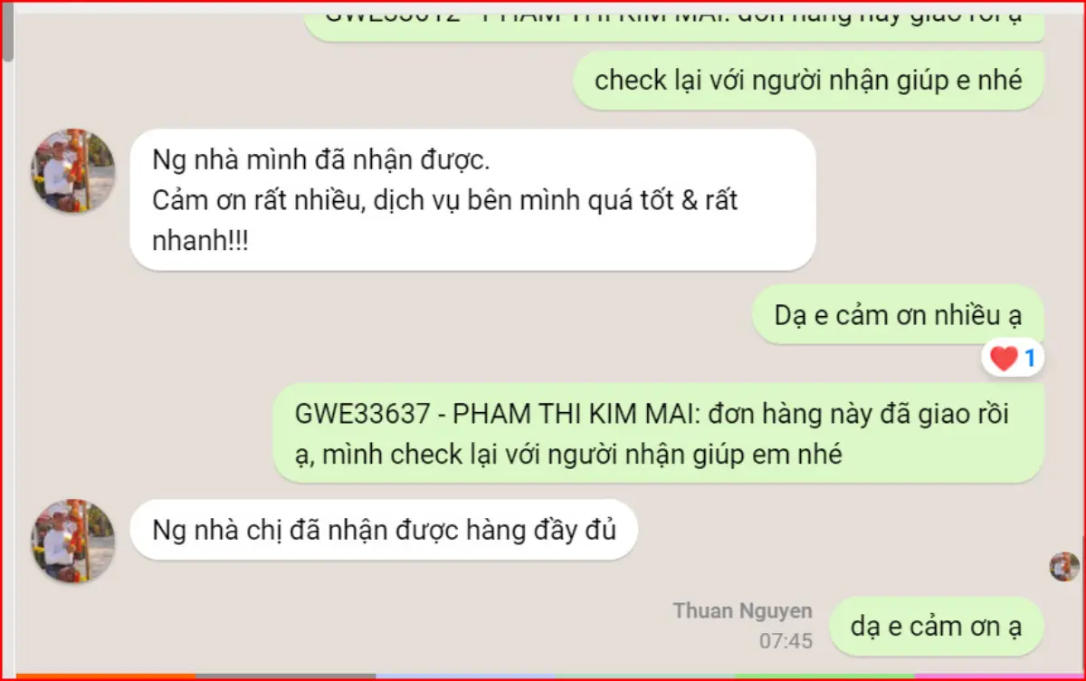 Phản hồi khách hàng 15